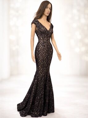 Betsy & Adam Lace Gown 6